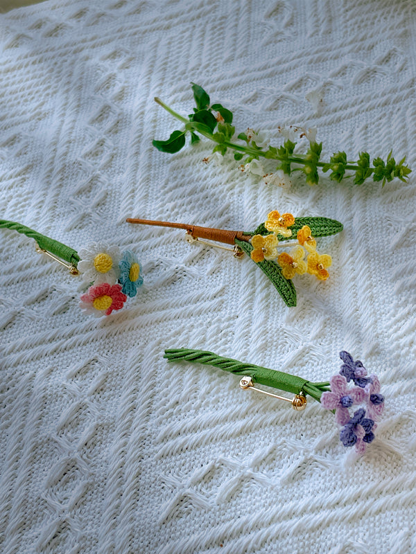 「花束·胸針」春天氣息